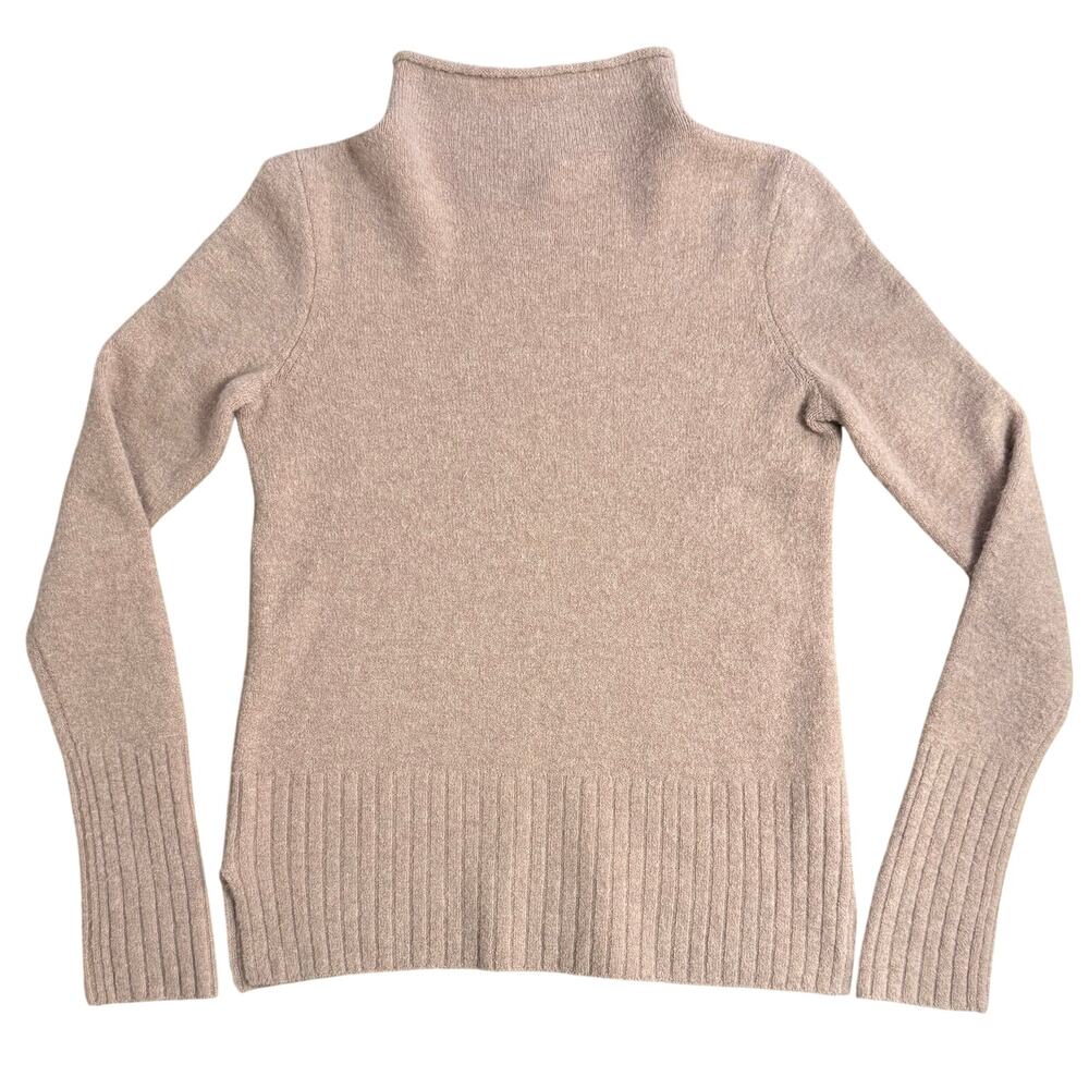 Madewell Inland Mockneck Sweater Merino Wool Alpaca Anthropologie Pink Women XS